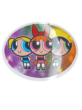 Vintage 2000 Edition Powerpuff Girls Sticker
